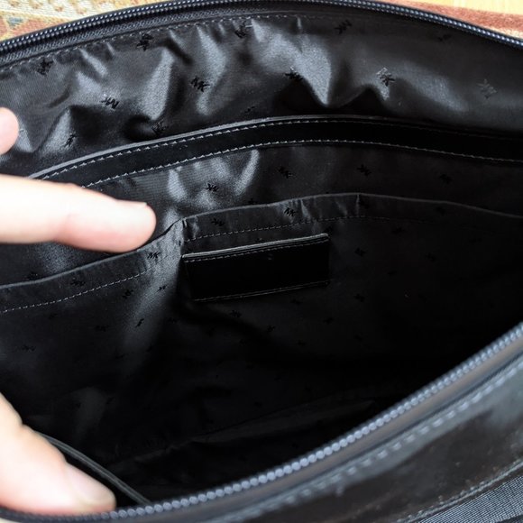Michael Kors Crossbody Black Nylon Messenger Bag